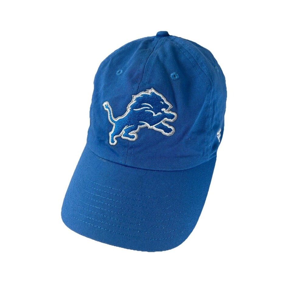 Detroit Lions Blue Adjustable Hat Fanatics Brand NFL Football Cap Baseball Cap